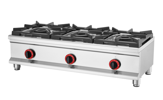 11kw Stainless Steel Cooking Stove kitchen LPG NG 2 Burner Commercial Gas Stove